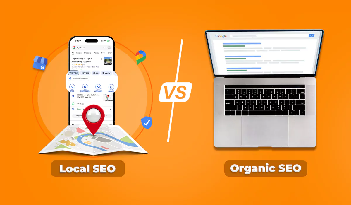 difference between local and organic seo