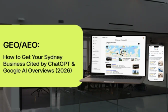 GEO/AEO: How to Get Your Sydney Business Cited by ChatGPT & Google AI Overviews (2026)