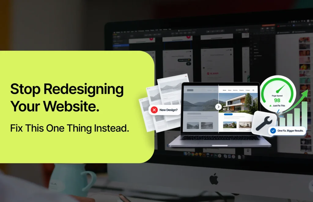 redesigning website